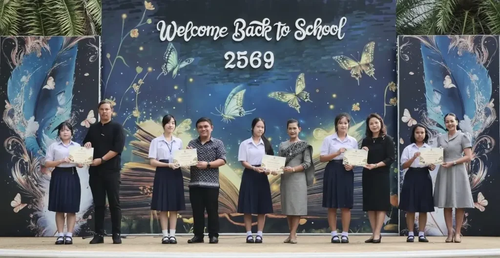 มอบเกียรติบัตร นักเรียนแกนนำผู้มีจิตอาสาอนุรักษ์สิ่งแวดล้อม 8