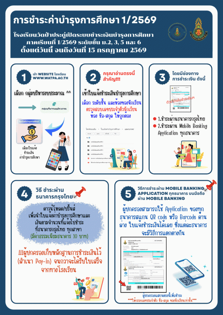 ชำระค่าบำรุงการศึกษา